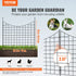 Garden Fence, 75×93 cm Animal Barrier Fence, Underground Decorative Garden Fencing with 6.38 cm Spike Spacing, Metal Dog Fence for the Yard and Outdoor Patio, 5 Pack