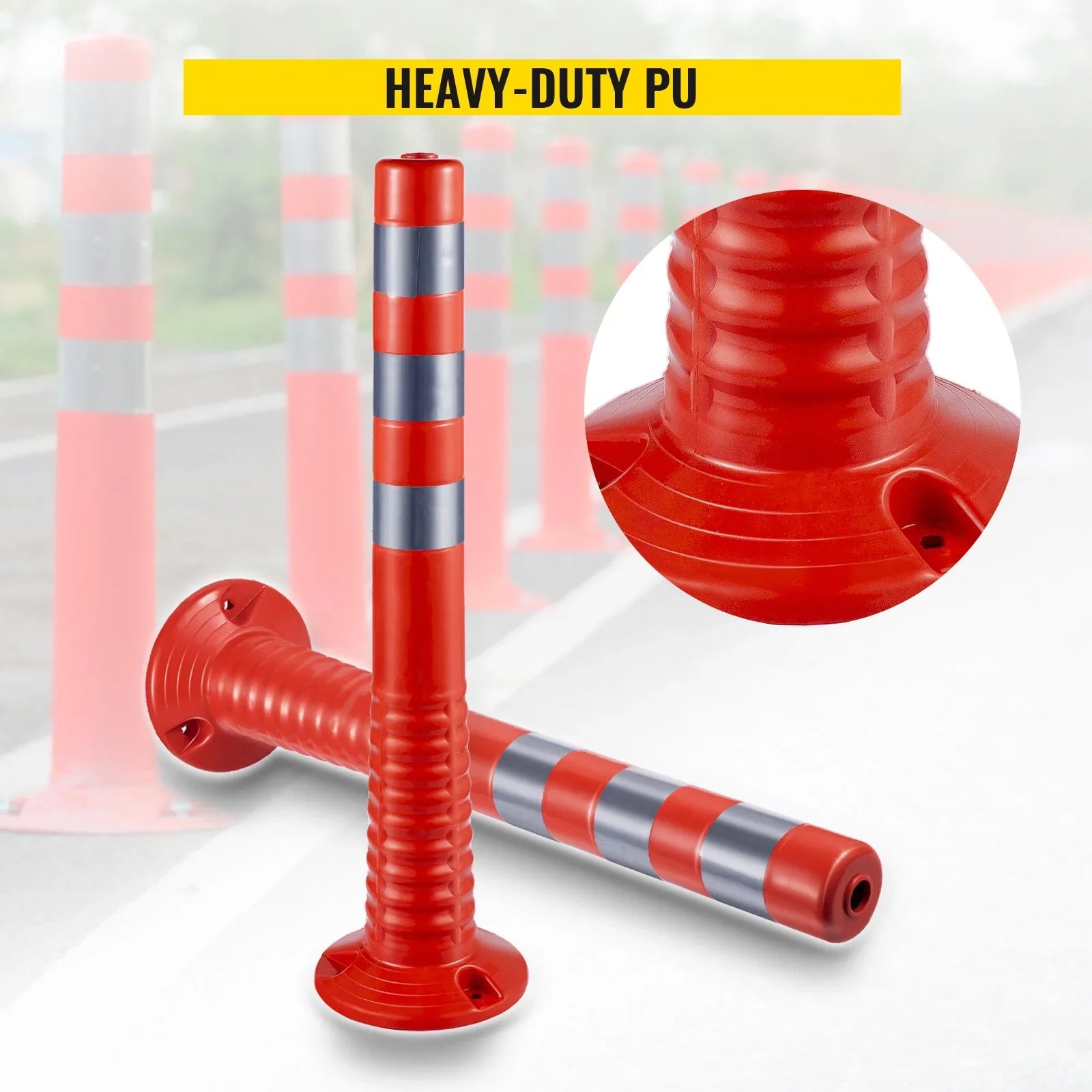 Traffic Delineator Posts Flexible Channelizer Cone 30
