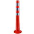 VEVOR Traffic Delineator Posts Flexible Channelizer Cone 30" Spring Post 6PCS