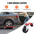 1500lb Wheel Dolly Car Positioning Jack Dolly with 360° Swivel Casters