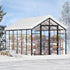 Polycarbonate Greenhouse 8 x 12 Ft Outdoor Walk-in Greenhouse for Garden
