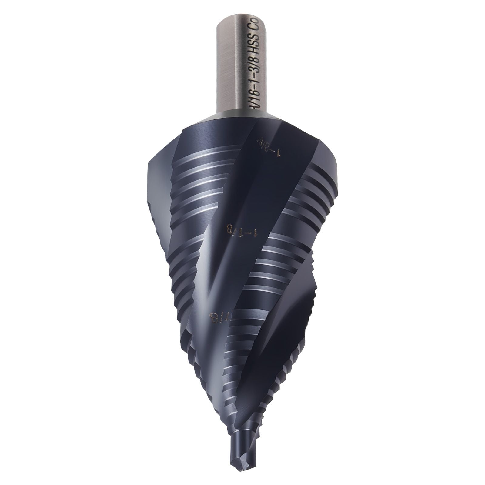 Step Drill Bit 4.76-34.93mm Cobalt HSS TiAlN Coated Metal Drill Bit
