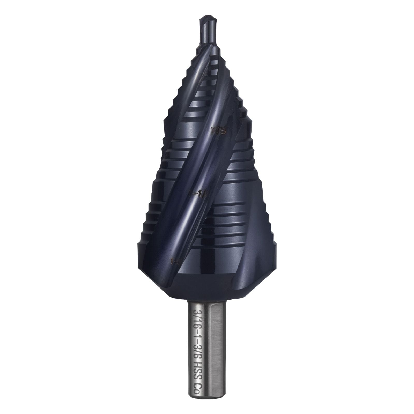 Step Drill Bit 4.76-34.93mm Cobalt HSS TiAlN Coated Metal Drill Bit