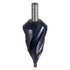 Step Drill Bit, 4.76 to 34.93 mm, 9.53 mm Triangular Shank, TiAlN Coating Cobalt High Speed Steel, Four Spiral Flute Step Bit for Metal, Stainless Steel, Aluminum, Wood, Plastic, Fiberglass