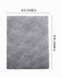 Indoor Plush Area Rugs, 2.44 x 3.05m Soft Plush Carpet, Furry Shag Area Rugs for Living Room, Bedroom, Sunroom, Modern Home Decor Aesthetic, Non-Shedding, Non-Woven, Slip-Resistant, Smoke Gray