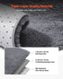 Indoor Plush Area Rugs, 2.44 x 3.05m Soft Plush Carpet, Furry Shag Area Rugs for Living Room, Bedroom, Sunroom, Modern Home Decor Aesthetic, Non-Shedding, Non-Woven, Slip-Resistant, Smoke Gray