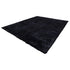Indoor Plush Area Rugs, 2.44 x 3.05m Soft Plush Carpet, Furry Shag Area Rugs for Living Room, Bedroom, Sunroom, Modern Home Decor Aesthetic, Non-Shedding, Non-Woven, Slip-Resistant, Black