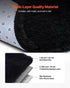 Indoor Plush Area Rugs, 2.44 x 3.05m Soft Plush Carpet, Furry Shag Area Rugs for Living Room, Bedroom, Sunroom, Modern Home Decor Aesthetic, Non-Shedding, Non-Woven, Slip-Resistant, Black