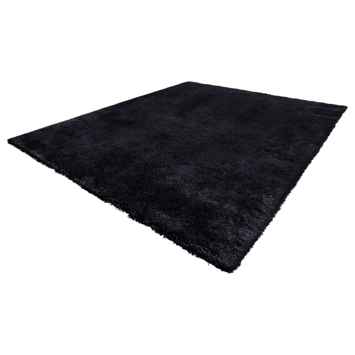 8x10ft Plush Shag Area Rug 35mm Soft Furry Carpet Non-Slip Black