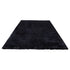 Indoor Plush Area Rugs, 2.44 x 3.05m Soft Plush Carpet, Furry Shag Area Rugs for Living Room, Bedroom, Sunroom, Modern Home Decor Aesthetic, Non-Shedding, Non-Woven, Slip-Resistant, Black