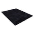 Indoor Plush Area Rugs, 2.44 x 3.05m Soft Plush Carpet, Furry Shag Area Rugs for Living Room, Bedroom, Sunroom, Modern Home Decor Aesthetic, Non-Shedding, Non-Woven, Slip-Resistant, Black