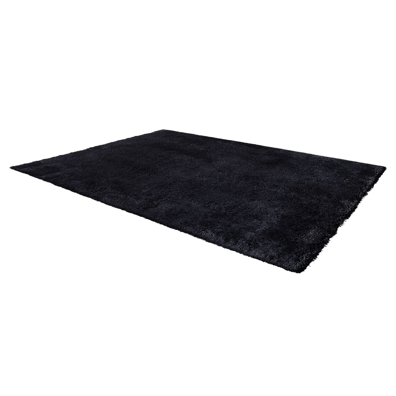 8x10ft Plush Shag Area Rug 35mm Soft Furry Carpet Non-Slip Black
