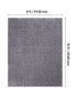Indoor Plush Area Rugs, 2.44 x 3.05m Plush Carpet, Area Rugs Furry with Long Plushs Pile, Thick & Durable High-Pile Rug for High-Traffic Areas, Non-Shedding & Non-Slip Backing, Blue-Gray