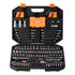 Mechanics Tool Set and Socket Set 1/4in 3/8in Drive 145 Pcs SAE and Metric