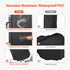 Electric Guitar Hard Case 43" Waterproof PVC Shell Lockable Black Case