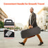 Electric Guitar Hard Case 43" Waterproof PVC Shell Lockable Black Case