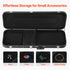 Electric Guitar Hard Case 43" Waterproof PVC Shell Lockable Black Case