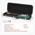 Electric Guitar Hard Case 43" Waterproof PVC Shell Lockable Black Case