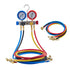 AC Manifold Gauge Set R22 R404A R410A R12 4 Way Gauges 1.5m Hoses Car & Home AC