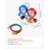 AC Manifold Gauge Set R22 R404A R410A R12 4 Way Gauges 1.5m Hoses Car & Home AC