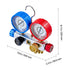 AC Manifold Gauge Set R22 R404A R410A R12 4 Way Gauges 1.5m Hoses Car & Home AC