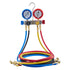 AC Manifold Gauge Set R22 R404A R410A R12 4 Way Gauges 1.5m Hoses Car & Home AC