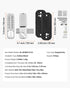 14-Key Mechanical Keypad Door Lock Adjustable Thumb Knob Zinc Alloy Waterproof