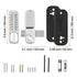 14-Key Mechanical Keypad Door Lock Adjustable Thumb Knob Zinc Alloy Waterproof