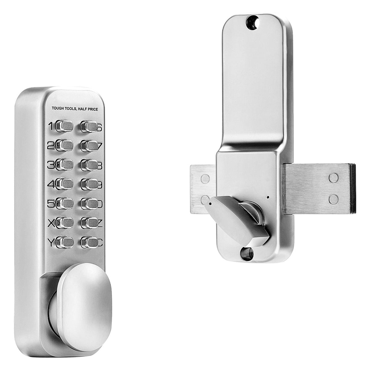 14-Key Mechanical Keypad Door Lock Adjustable Thumb Knob Zinc Alloy Waterproof
