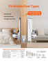 Mechanical Keyless Door Lock with Handle 14 Digit Combination Keypad