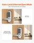 Mechanical Keyless Door Lock with Handle 14 Digit Combination Keypad
