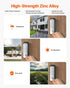 Mechanical Keyless Entry Door Lock, 14 Key Mechanical Door Lock, Mechanical Keypad Door Lock with Handle, Stainless Steel Waterproof Keyless Gate Lock, for Home Office Outdoor Fence Garage Yard