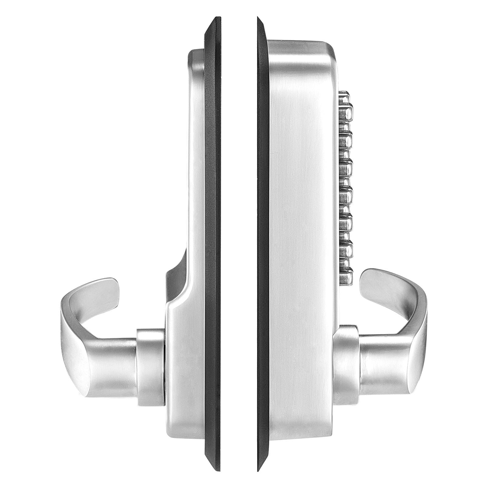 14-Key Mechanical Keypad Door Lock Keyless Entry Handle Zinc Alloy Waterproof