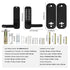 Mechanical Keyless Entry Door Lock 14 Digit Keypad and Handle Embedded