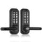 Mechanical Keyless Door Lock 14 Digit Keypad Zinc Alloy Outdoor Gate Lock