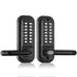 Mechanical Keyless Door Lock 14 Digit Keypad Zinc Alloy Outdoor Gate Lock