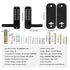 Mechanical Keyless Door Lock 14 Digit Keypad Zinc Alloy Outdoor Gate Lock