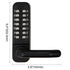 Mechanical Keyless Door Lock 14 Digit Keypad Zinc Alloy Outdoor Gate Lock