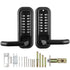 Mechanical Keyless Door Lock 14 Digit Keypad Zinc Alloy Outdoor Gate Lock