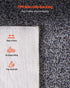 Indoor Plush Area Rugs, 2.74 x 3.66 m Plush Carpet, Area Rugs Furry with Long Plushs Pile, Thick & Durable High-Pile Rug for High-Traffic Areas, Non-Shedding & Non-Slip Backing, Blue-Gray