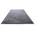 Indoor Plush Area Rugs, 2.74 x 3.66 m Plush Carpet, Area Rugs Furry with Long Plushs Pile, Thick & Durable High-Pile Rug for High-Traffic Areas, Non-Shedding & Non-Slip Backing, Blue-Gray