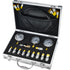 Hydraulic Pressure Test Kit 250 400 600 Bar 3 Gauges 11 Couplings 3 Hoses
