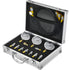 Hydraulic Pressure Test Kit 600Bar Gauge Set with Hoses Couplings Case