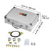 Hydraulic Pressure Test Kit 600Bar Gauge Set with Hoses Couplings Case