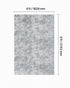 Indoor Plush Area Rugs, 1.83x2.74 m Soft Plush Carpet, FFurry Shag Area Rugs for Living Room, Bedroom, Modern Home Decor Aesthetic Long-Pile Rug, Non-Shedding, Slip-Resistant, Tie-Dye Light Gray