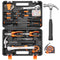 Tool Kit 132 Piece General Household Hand Tool Set with Portable Tool Case