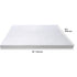 Queen Memory Foam Mattress Topper Detachable Washable 76.2mm Thick Pad