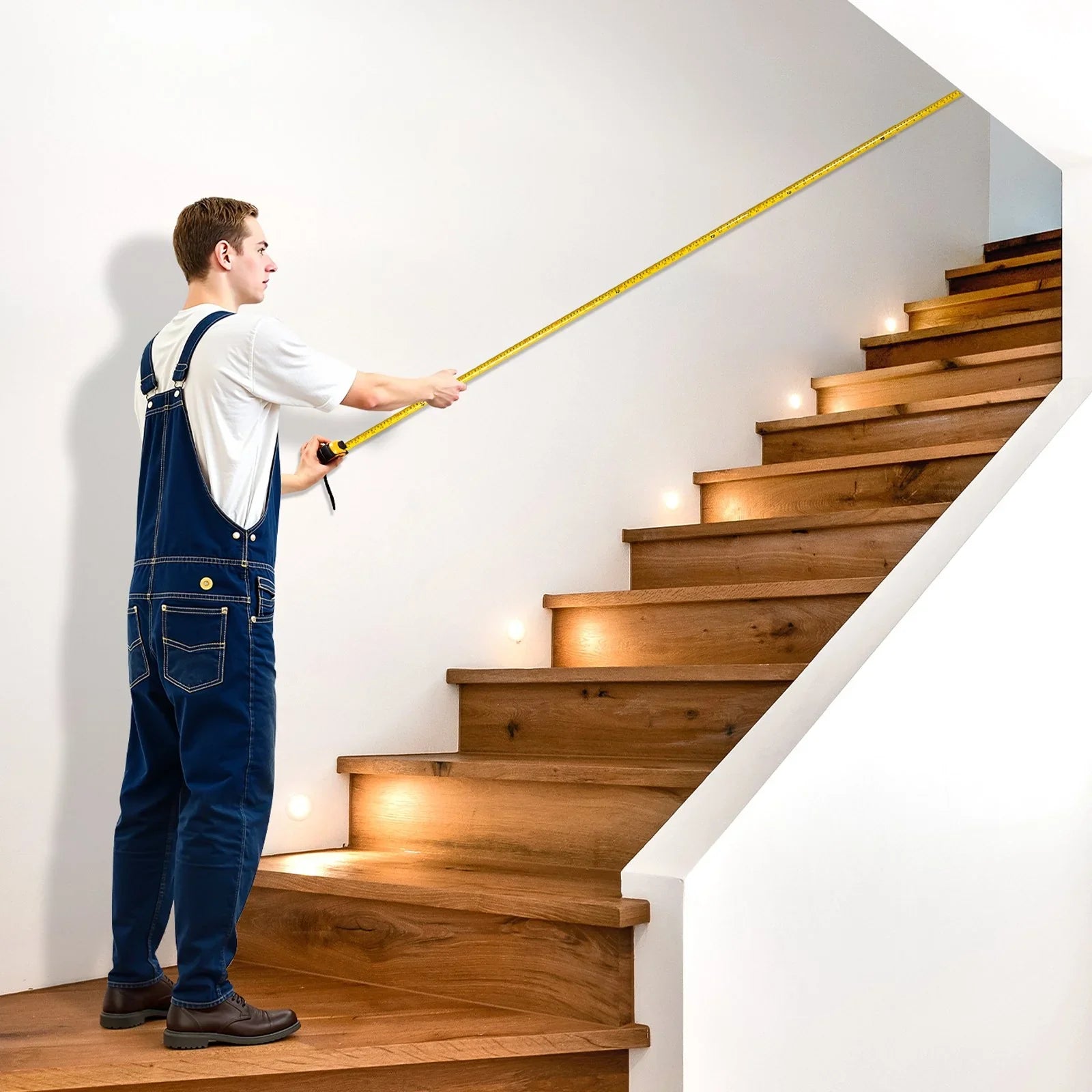 Tape Measure 7620mm Retractable Imperial Metric for Decoration