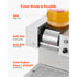 40KG/24H Snowflake Ice Machine Adjustable Speed Shaved Ice Maker