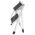 2 Step Folding Ladder Steel Step Stool 150kg Wide Anti Slip Platform